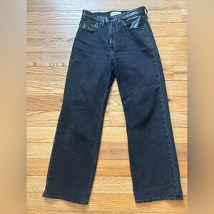 Abercrombie Black Jeans 90s high rise